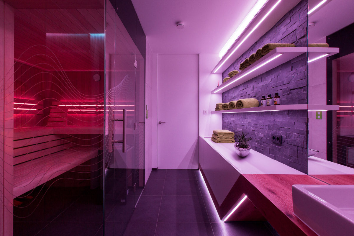 RGBW LED Streifen 5m IP68 (wasserfest)